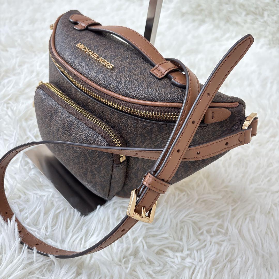 マイケルコース ウエストポーチ ブラウン系