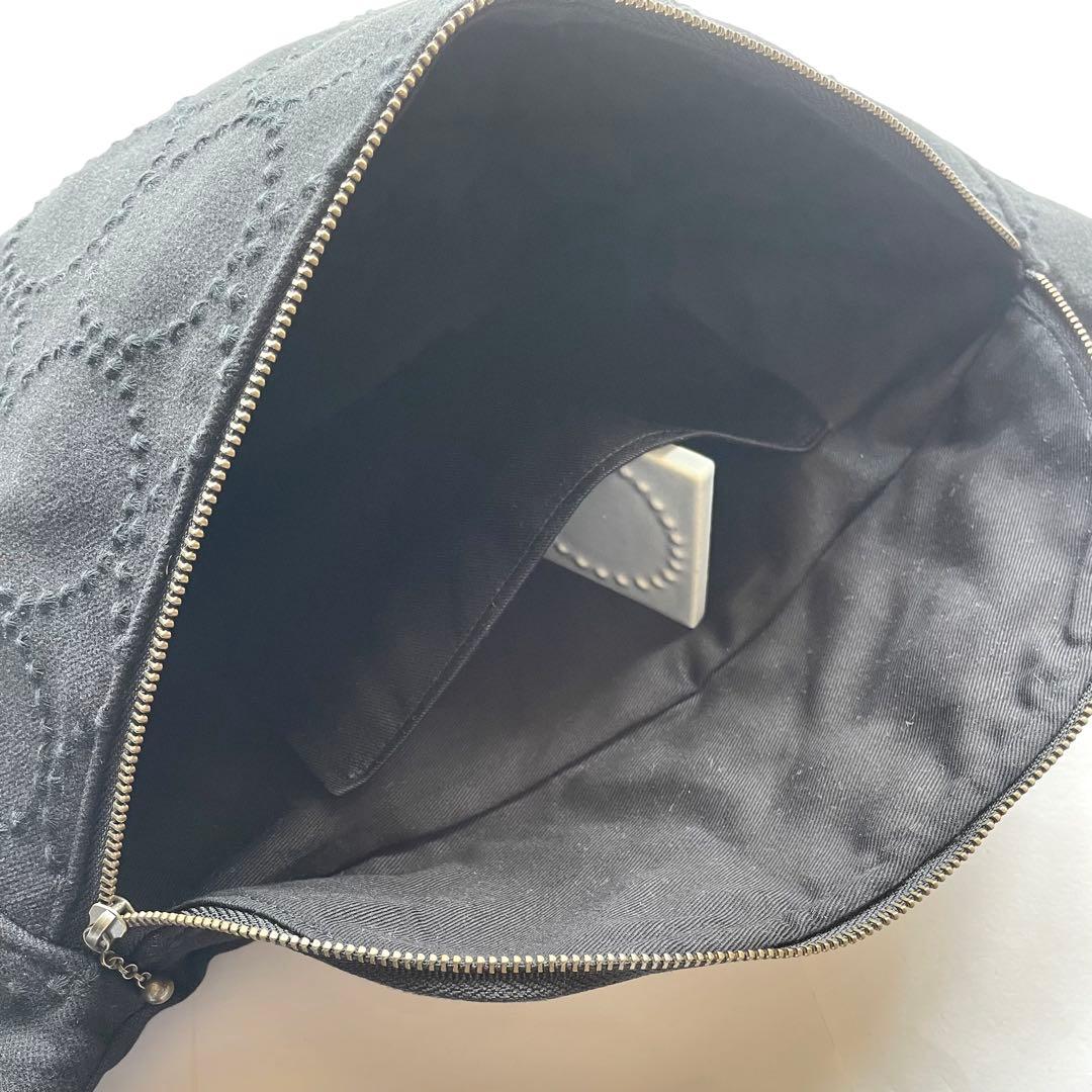 【受注製作】ミナペルホネン タンバリンブラック×ブラック　ボディバッグ