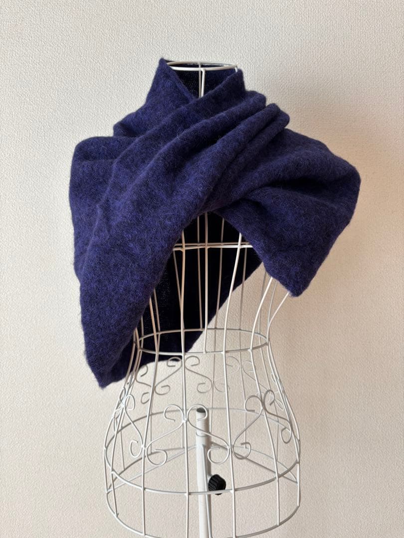 ヨーガンレール JURGEN LEHLウールスヌード　ふわふわ起毛