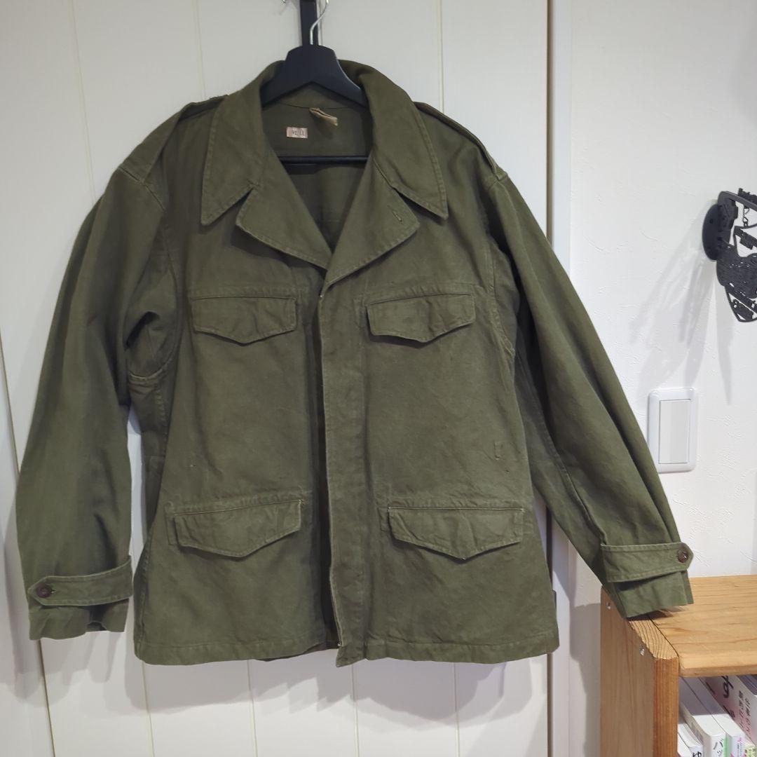 実物 USED フランス軍 M-47 フィールドジャケット 前期型 コットン製