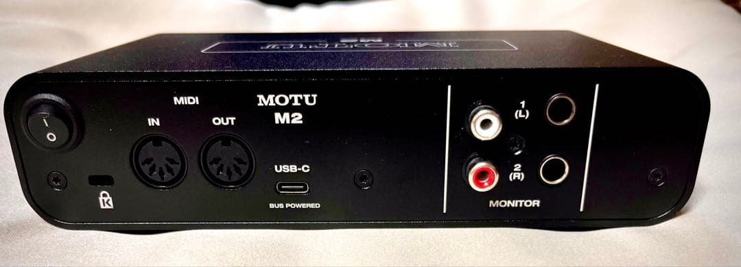 MOTU M2 オーディオインターフェース 動作確認済
