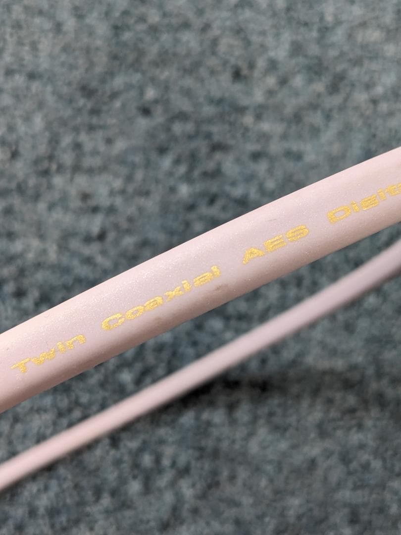 美品 オーディオクラフト DXシリーズ AES/EBUデジタルケーブル 1m