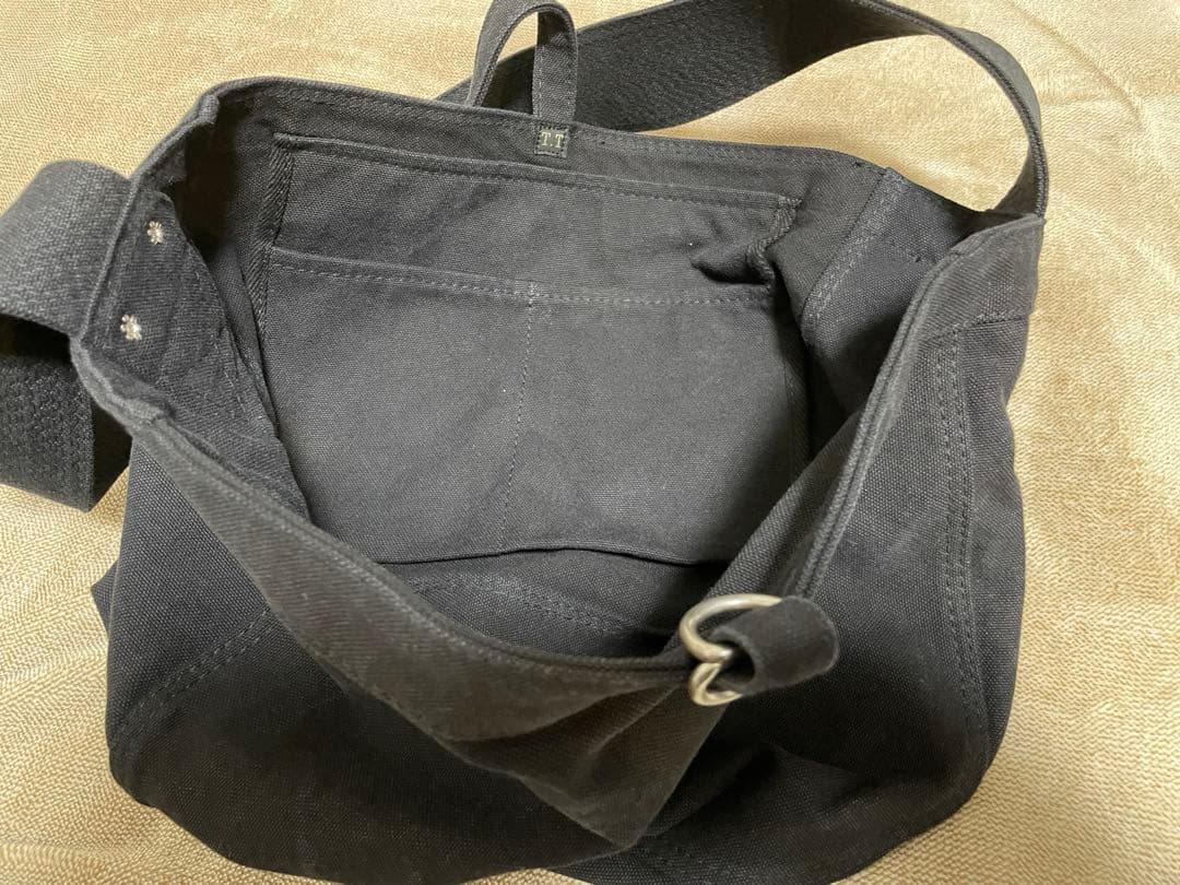 バッグ T.T NEWSBOY BAG SMALL BLACK