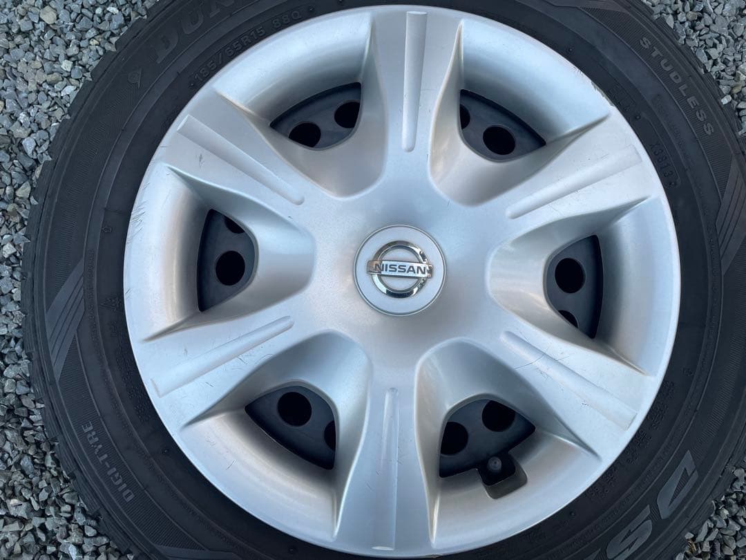 日産純正　185/65R15 ホイール4本セット ダンロップスタッドレスタイヤ