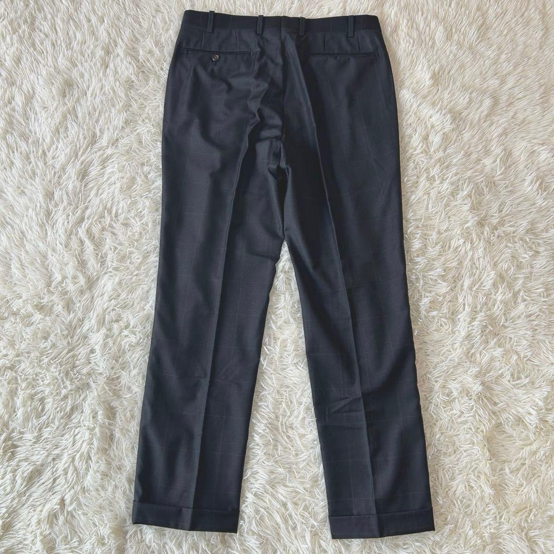 希少　マッキントッシュロンドン チェック柄　ウールスーツ セットアップ グレー