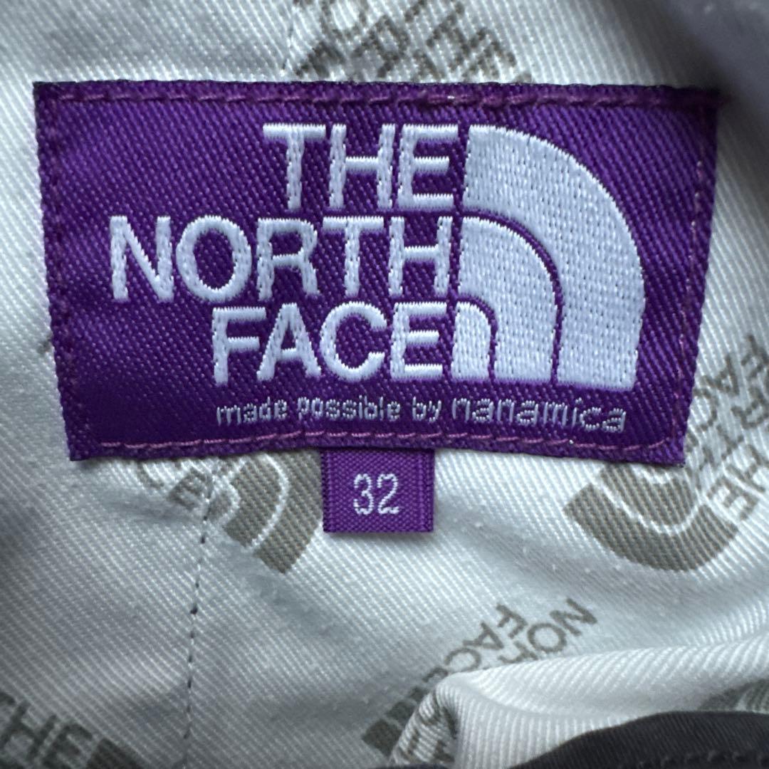 レアカラー★ノースフェイスパープルレーベル ツイルテーパードパンツ32ネイビー