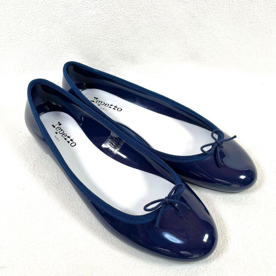 新品未使用・希少サイズ✨レペット サンドリオンベイビー フラット ネイビー