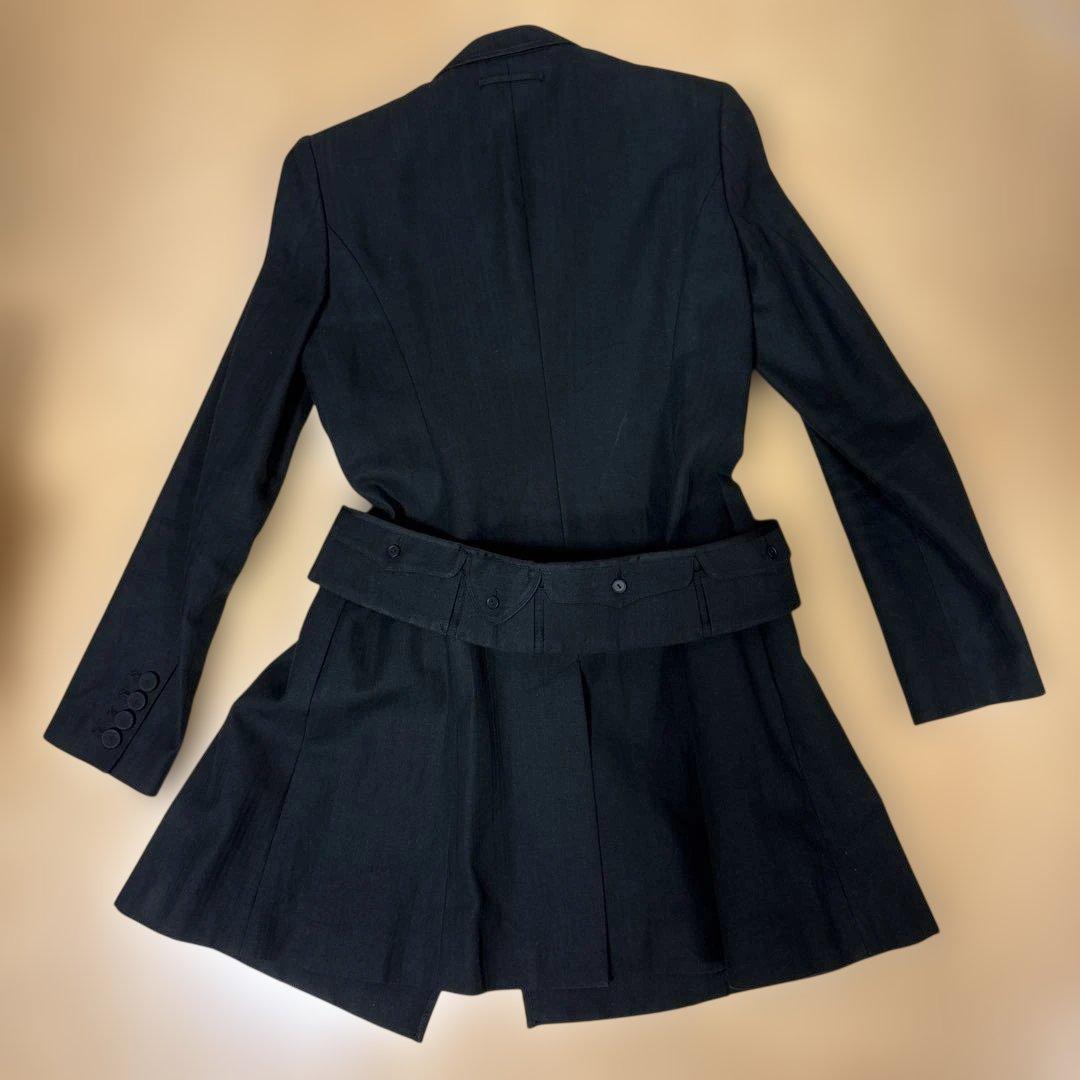 12/27まで ジャン ポール・ゴルチエ ロングジャケット ベルト ポケット