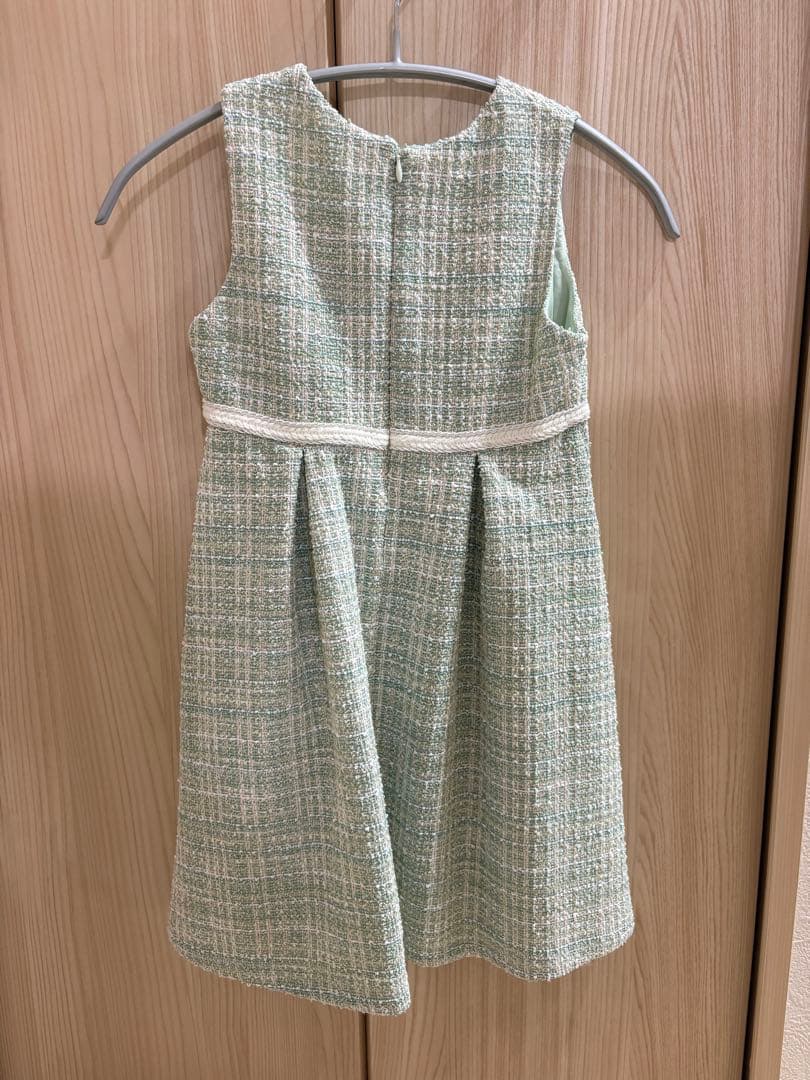 ミントグリーン ドレスとジャケットセット