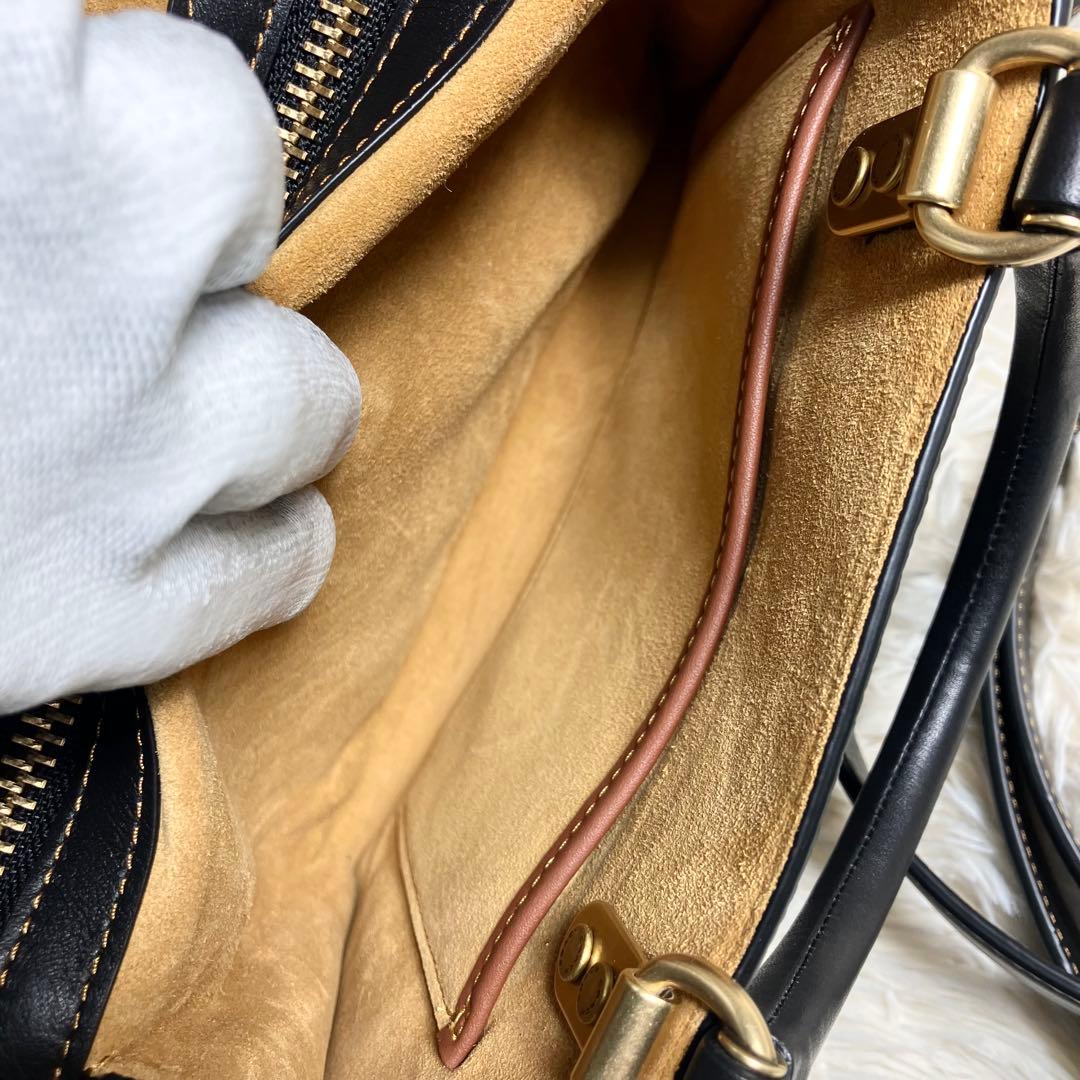 【未使用級】 COACH ローグ25 2way ブラック CI767