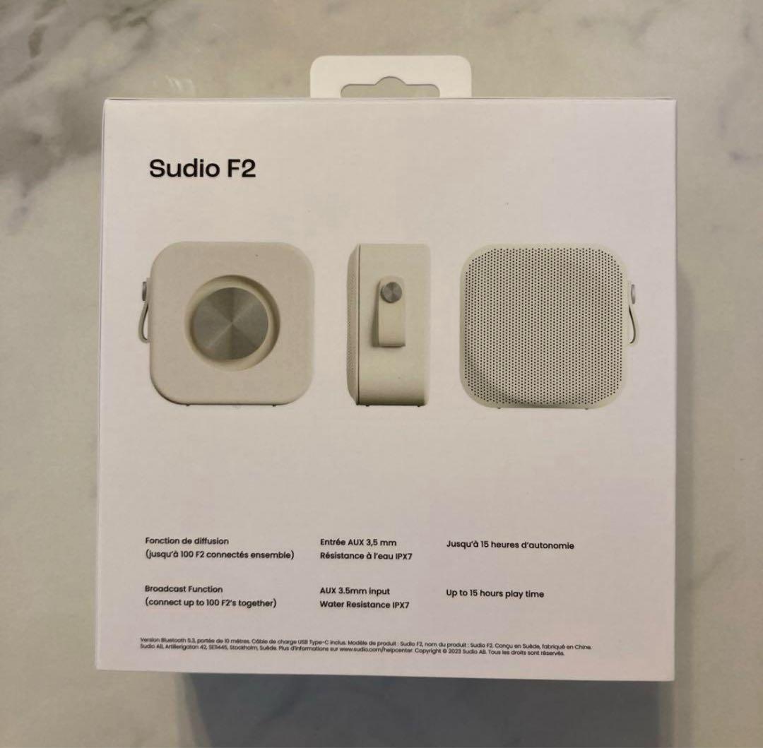 スピーカー・ウーファー SUDIO F2 Bluetooth5.3 IPX7 iOS Android