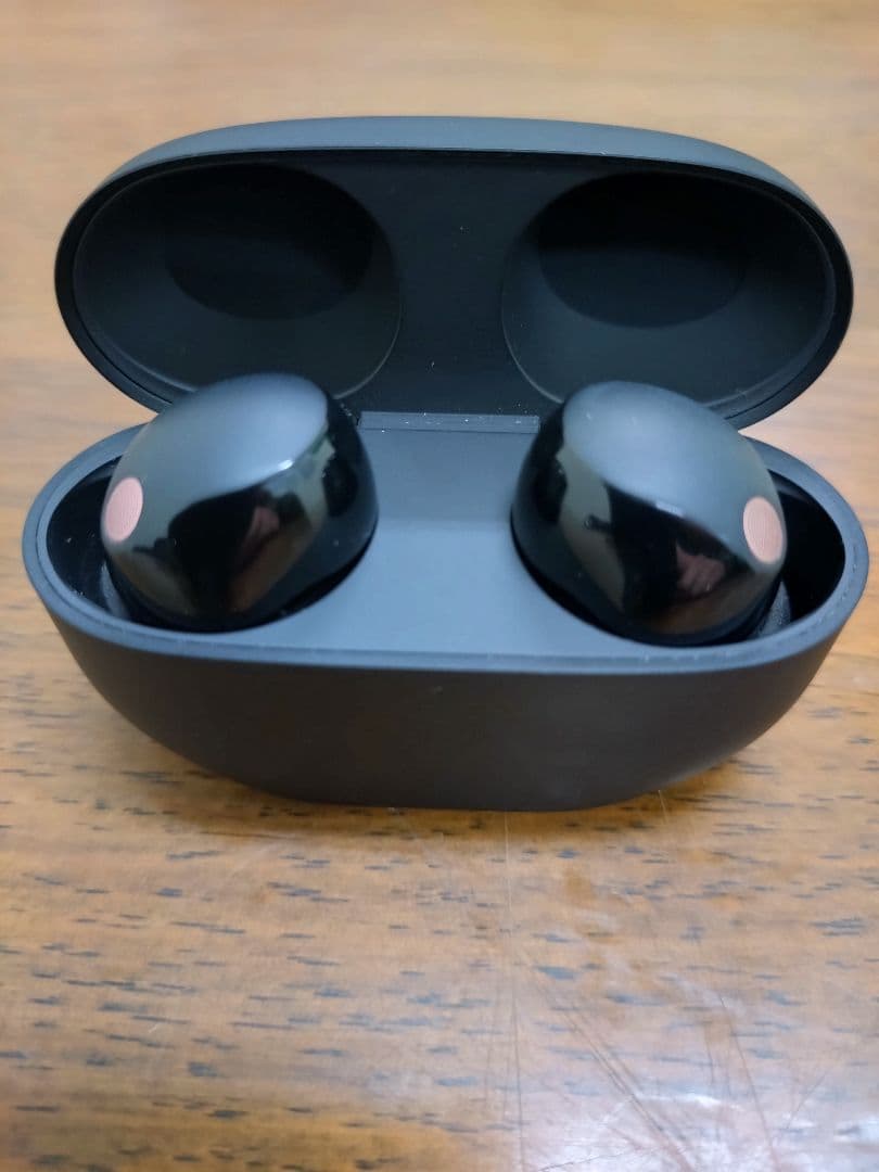 SONY ワイヤレスイヤホン ブラック WF-1000XM5　充電ケース付