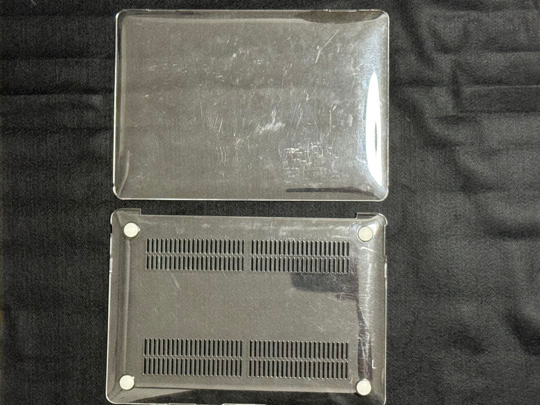 M1 Apple MacBook Airシルバー クリアケース付き