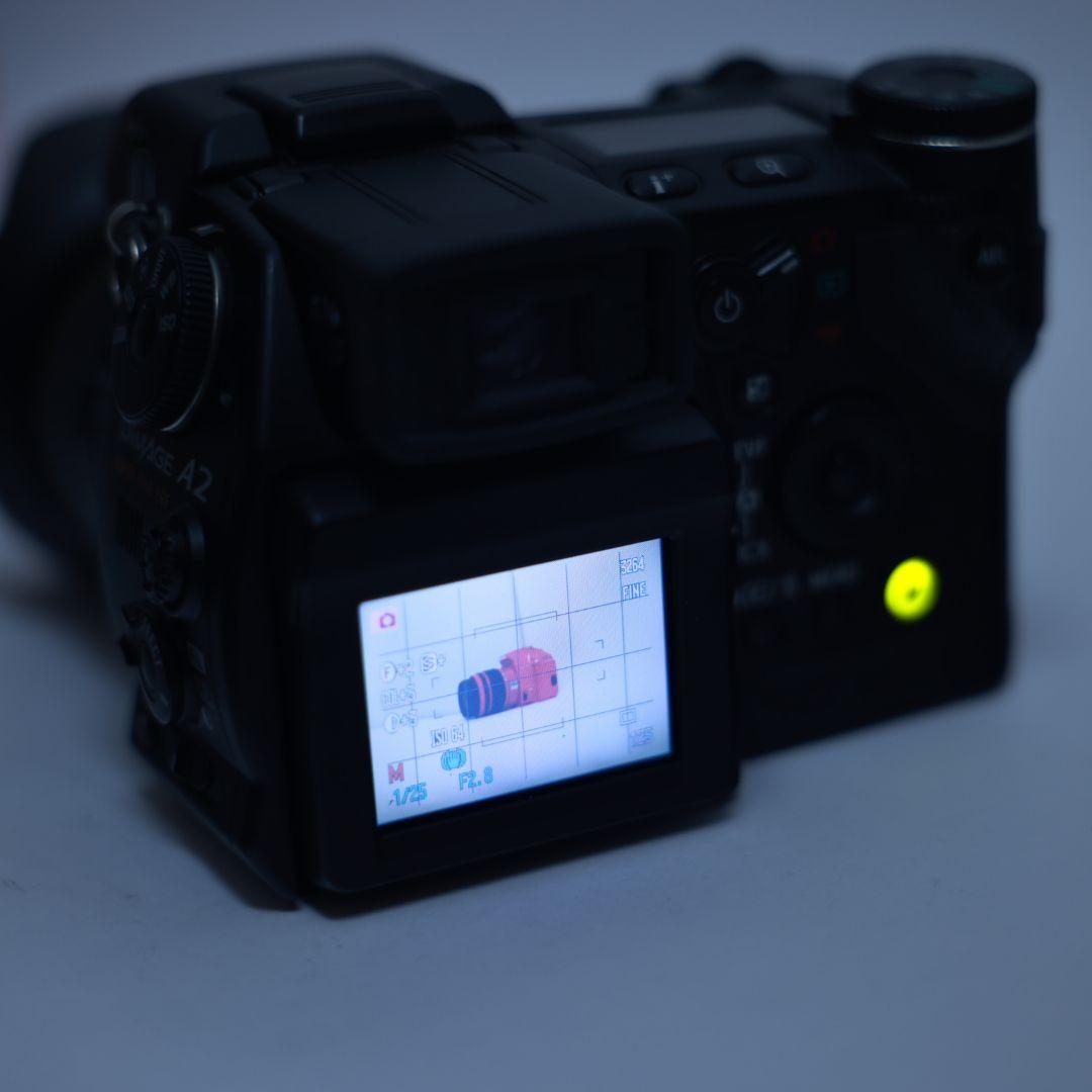 スマホ転送可 デジタルカメラ MINOLTA Dimage　A2 CFカード等付