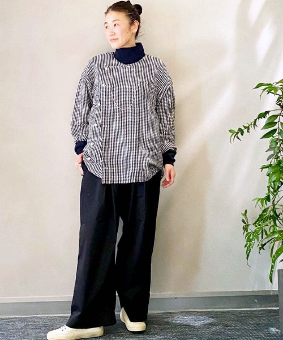 ジャーナルスタンダードラックス | サテンストレッチ インボックスパンツ