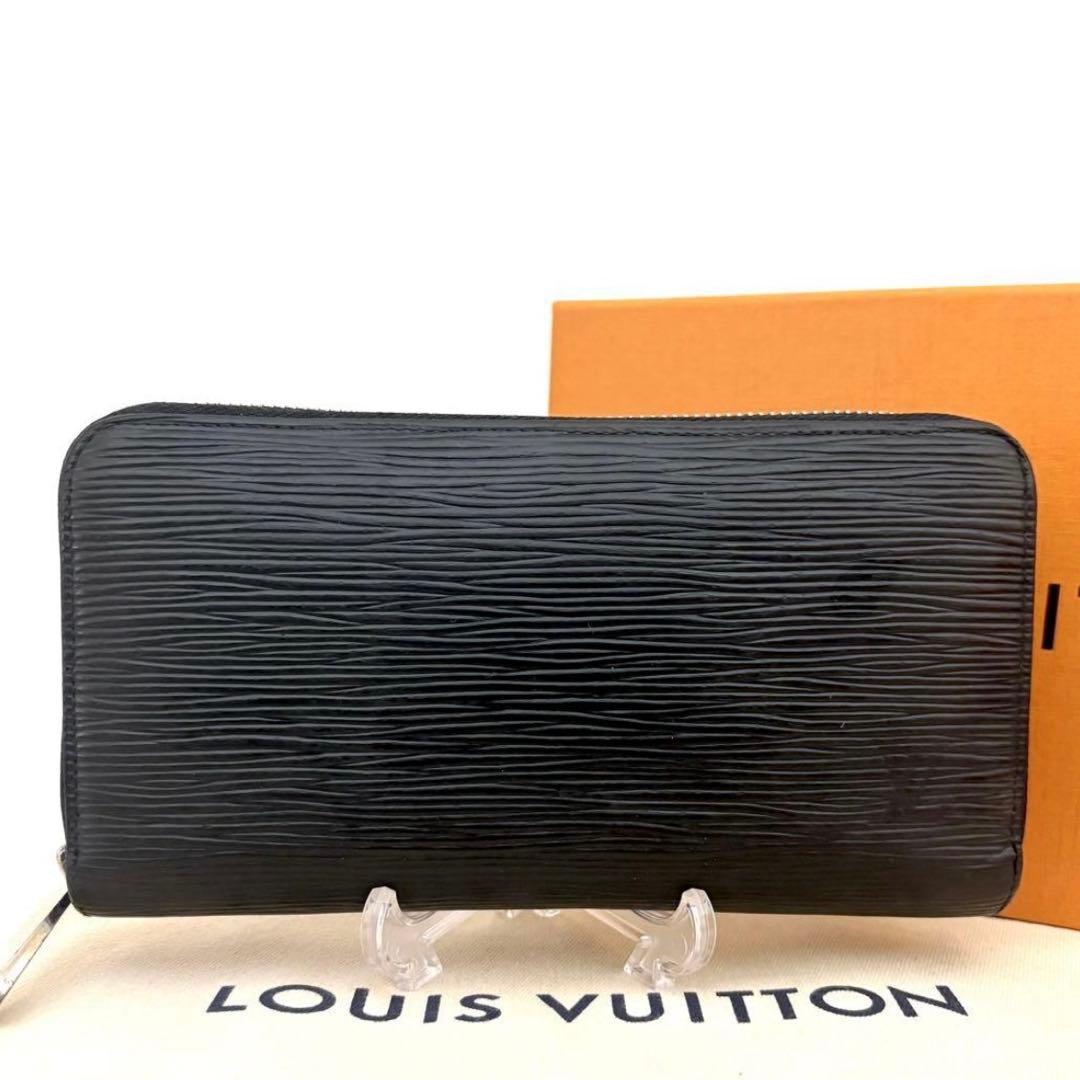【鑑定済・美品/箱袋付】ルイヴィトン エピ ジッピーウォレット ノワール 長財布