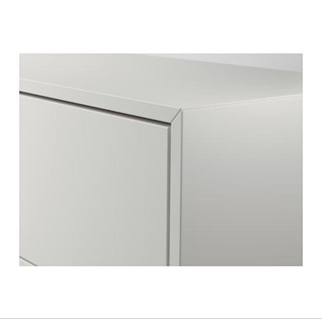 イケア エーケト 3段 引き出し 白