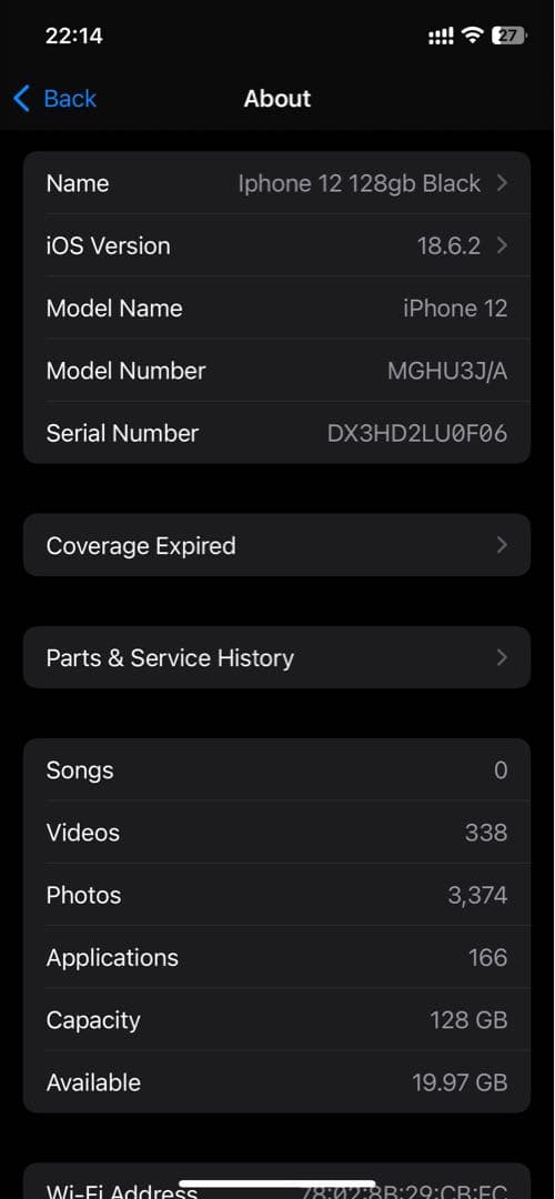 iPhone12　iPhone本体　ブラック　128GB (即購入ok)