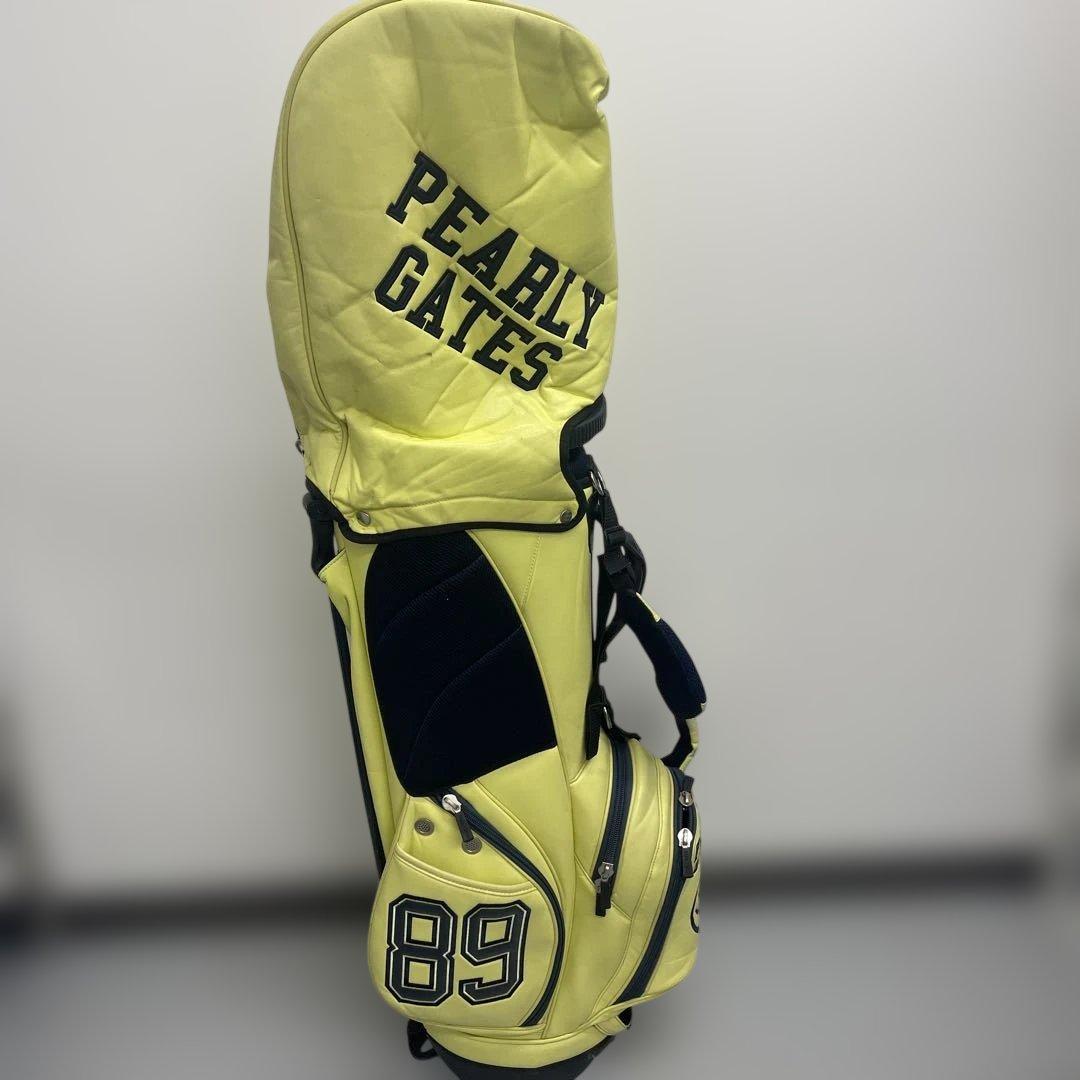 週末値下げ‼️ PEARLY GATES ゴルフバッグ 89 イエロー