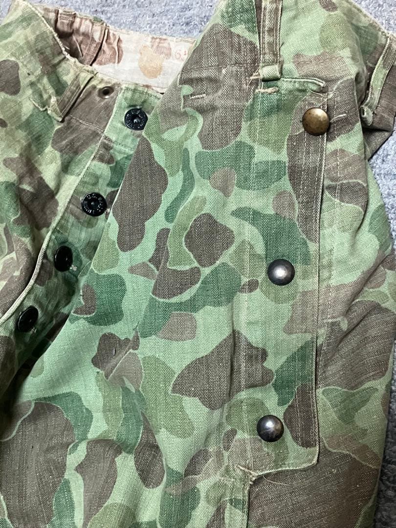 1940s USMC P44 ヴィンテージ ダックハンターカモパンツ