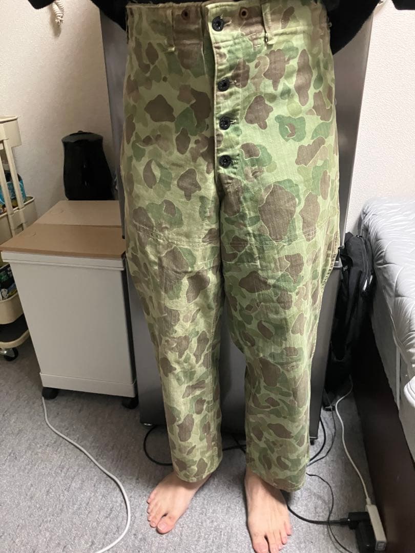 1940s USMC P44 ヴィンテージ ダックハンターカモパンツ
