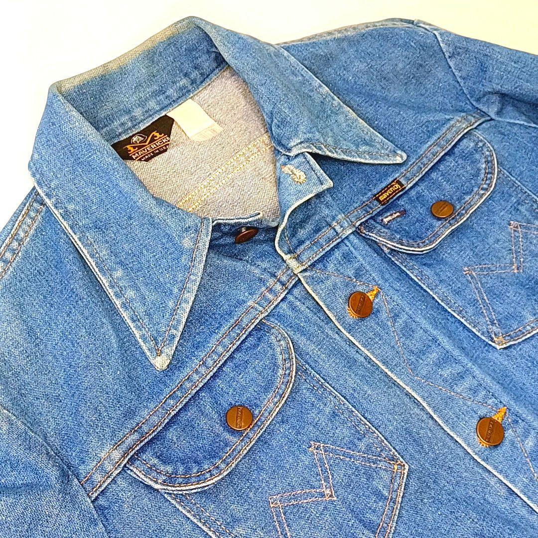 70s★USA製　MAVERICK　マーベリック　124MJ　デニム ジャケット
