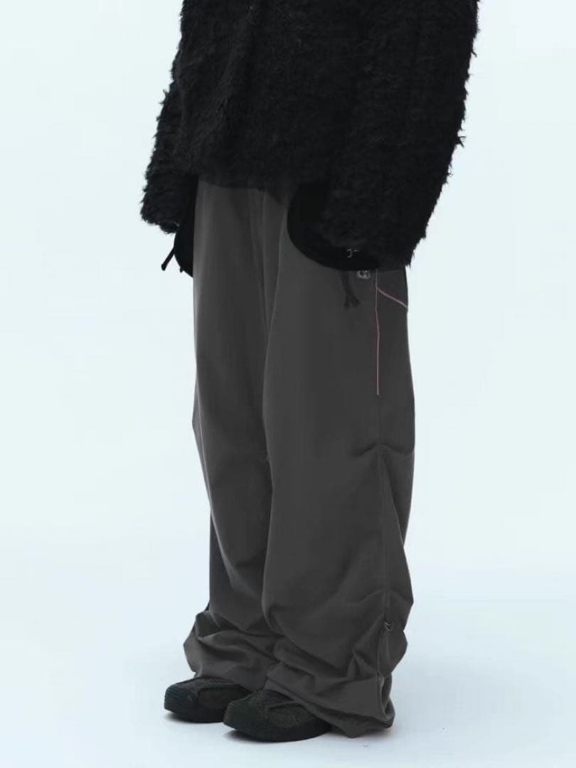 coyseio パンツ Strap Line Pants Grey 1サイズa5