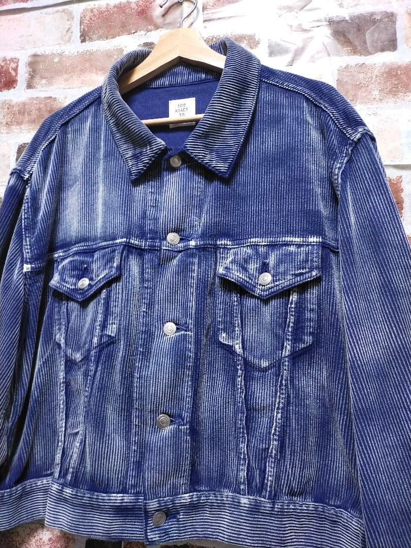 美品 soe READY TO WEAR コーデュロイ トラッカー ジャケット