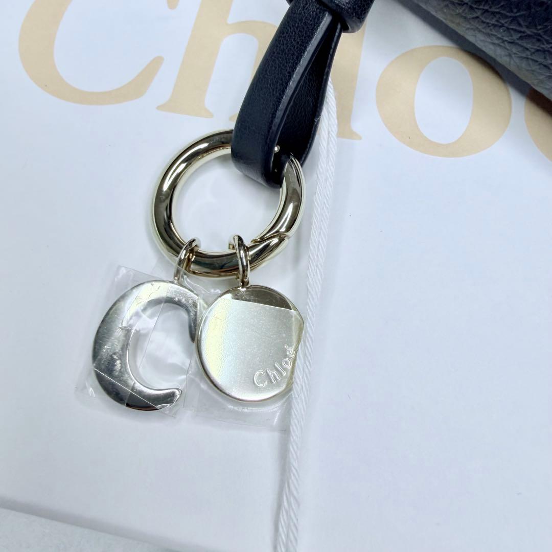 【新品】Chloe クロエ 長財布 アルファベット　ブラック