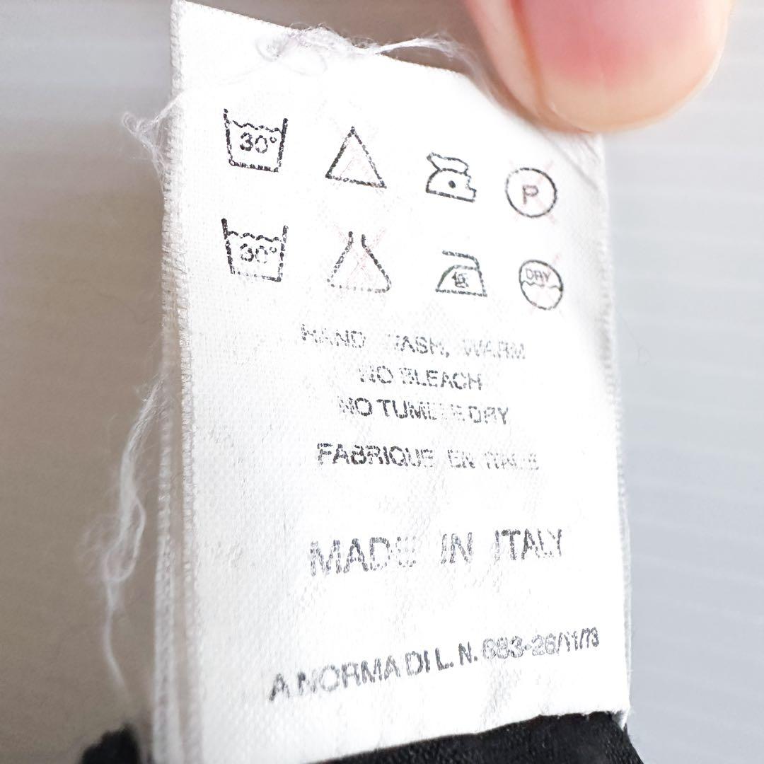 クリスチャンディオール / ポロ ジャケット 黒 胸ロゴ イタリア製 ビンテージ