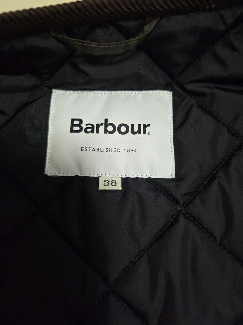 Barbour カモフラージュ キルティングベスト 38