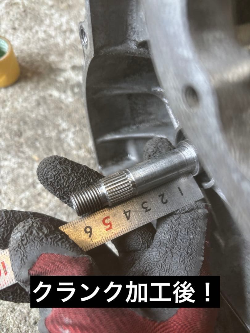 ライブディオ　AF34・AF35 クランクベアリング交換済みエンジン。　加工多数