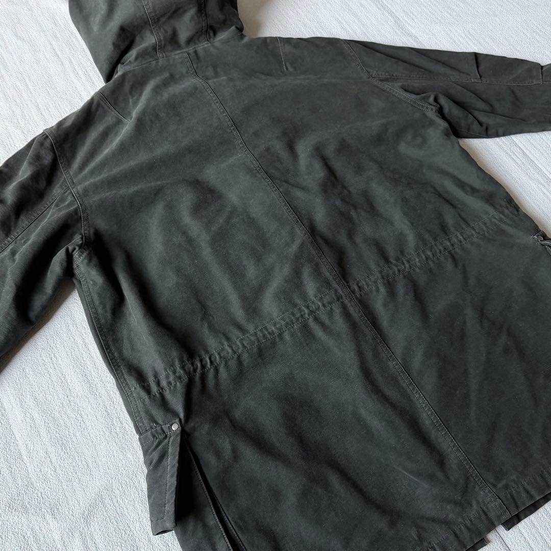 激渋✨AVIREX ファイヤーマンジャケット ミリタリー チャコールカーキ XL