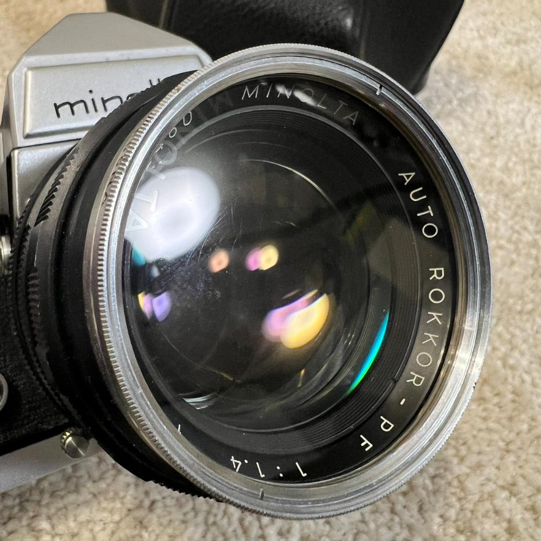 【名機】ミノルタ SR-7 + 58mm F1.4 大口径レンズ★シャッターOK