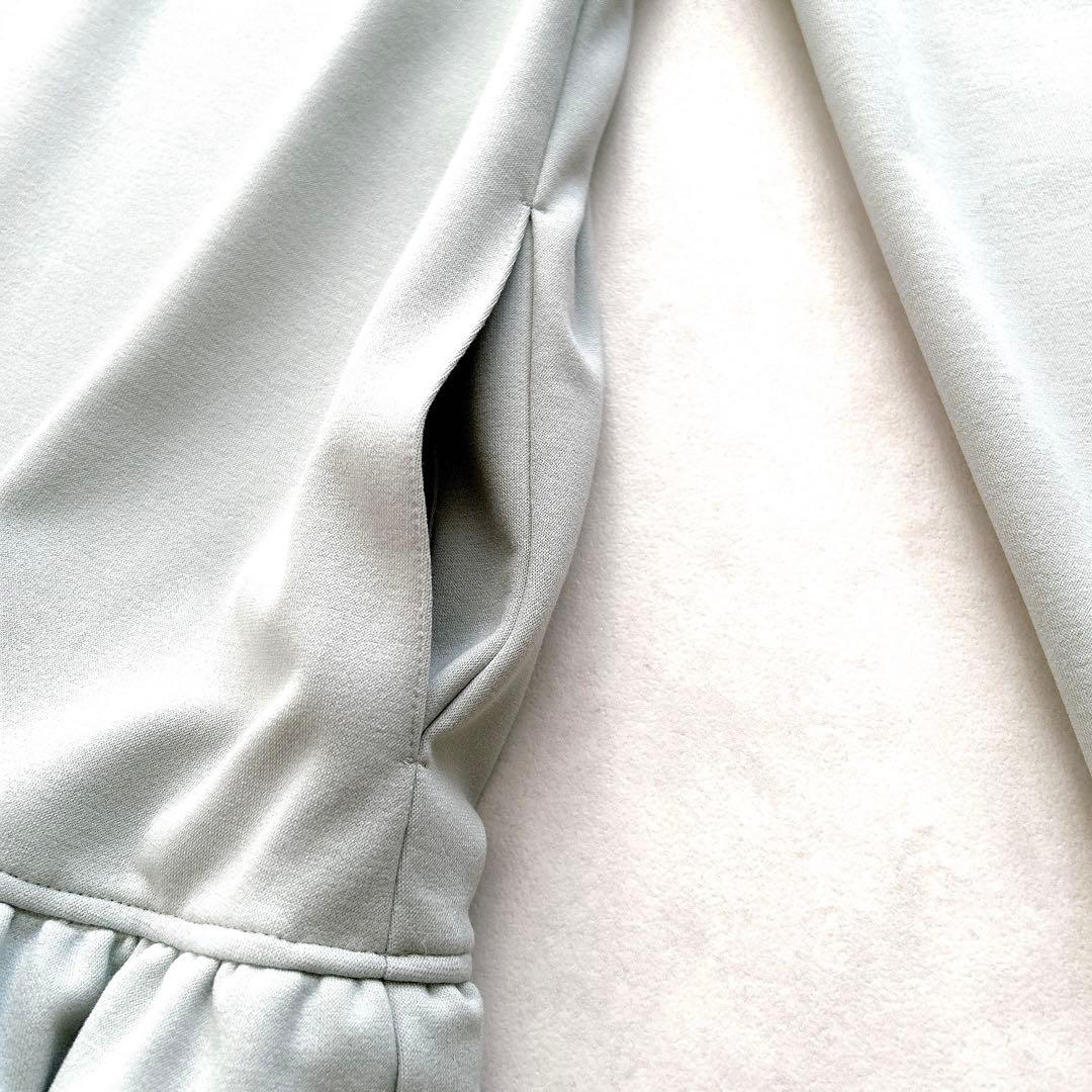 希少✨人気　ルネ　ワンピースラインストーンロゴプレートフリルティアード洗える近年