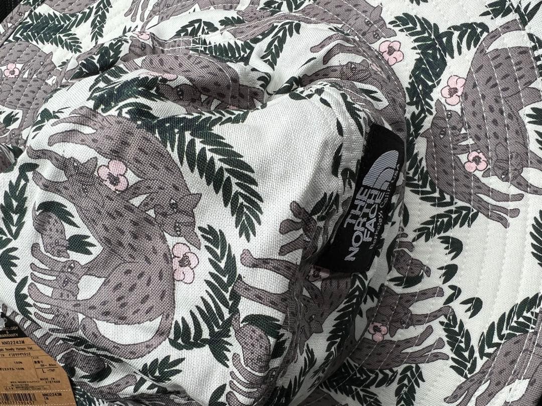 ノースフェイス イリオモテヤマネコ 石垣島限定 ハット 新品 L ミナペルホネン