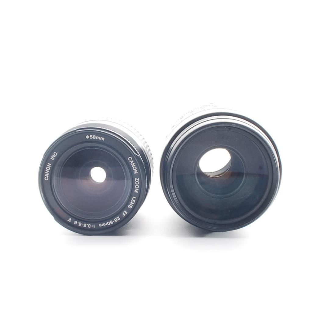 Canon kiss X5✨一眼レフカメラ スマホ転送 ショット数少　Wレンズ