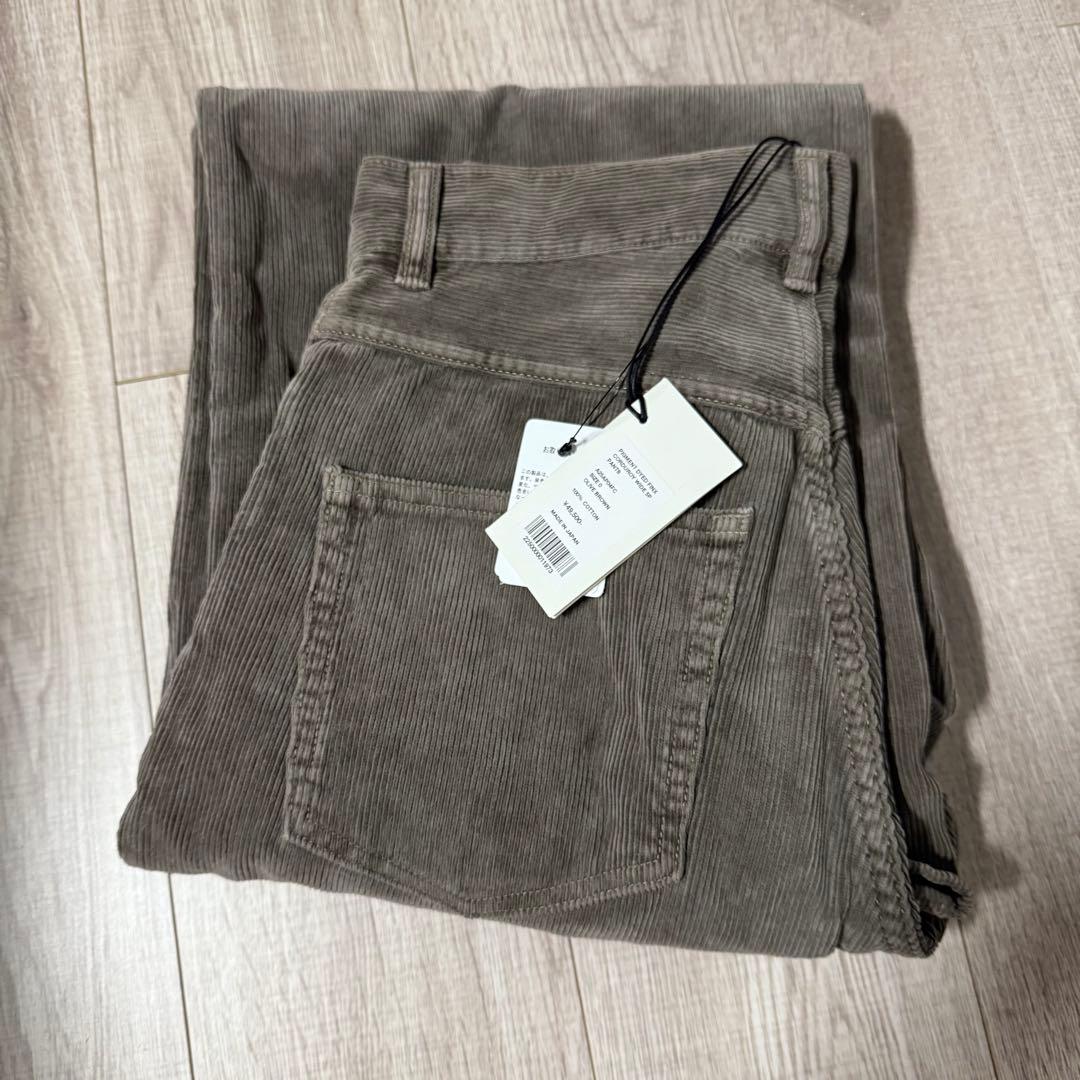 パンツ PIGMENT DYE FINX CORDUROY WIDE 5P PANTS
