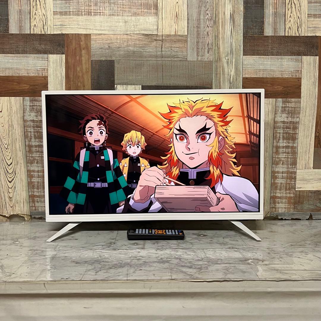 即日受渡❣️全国送料込アマダナホワイトデザイン32V型液晶地上D・BSCSテレビ