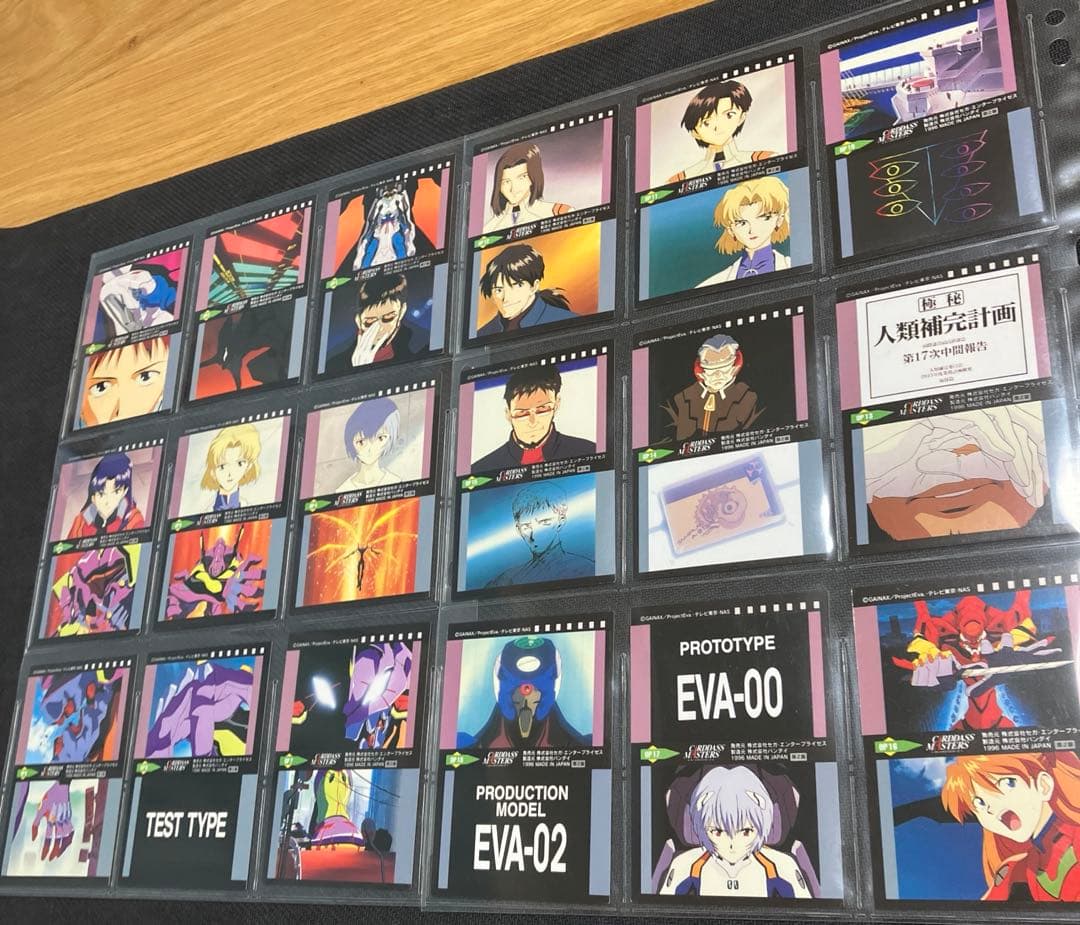 エヴァンゲリオン　カードダスマスターズ　154枚まとめ売り　1996年