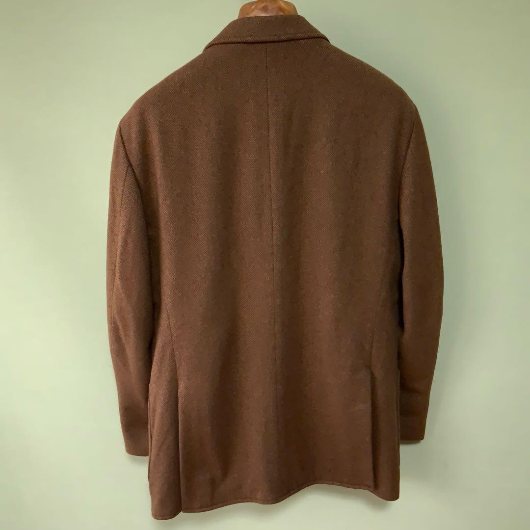 キャメル100%PaulStuartポールスチュアート ハンティングジャケットM