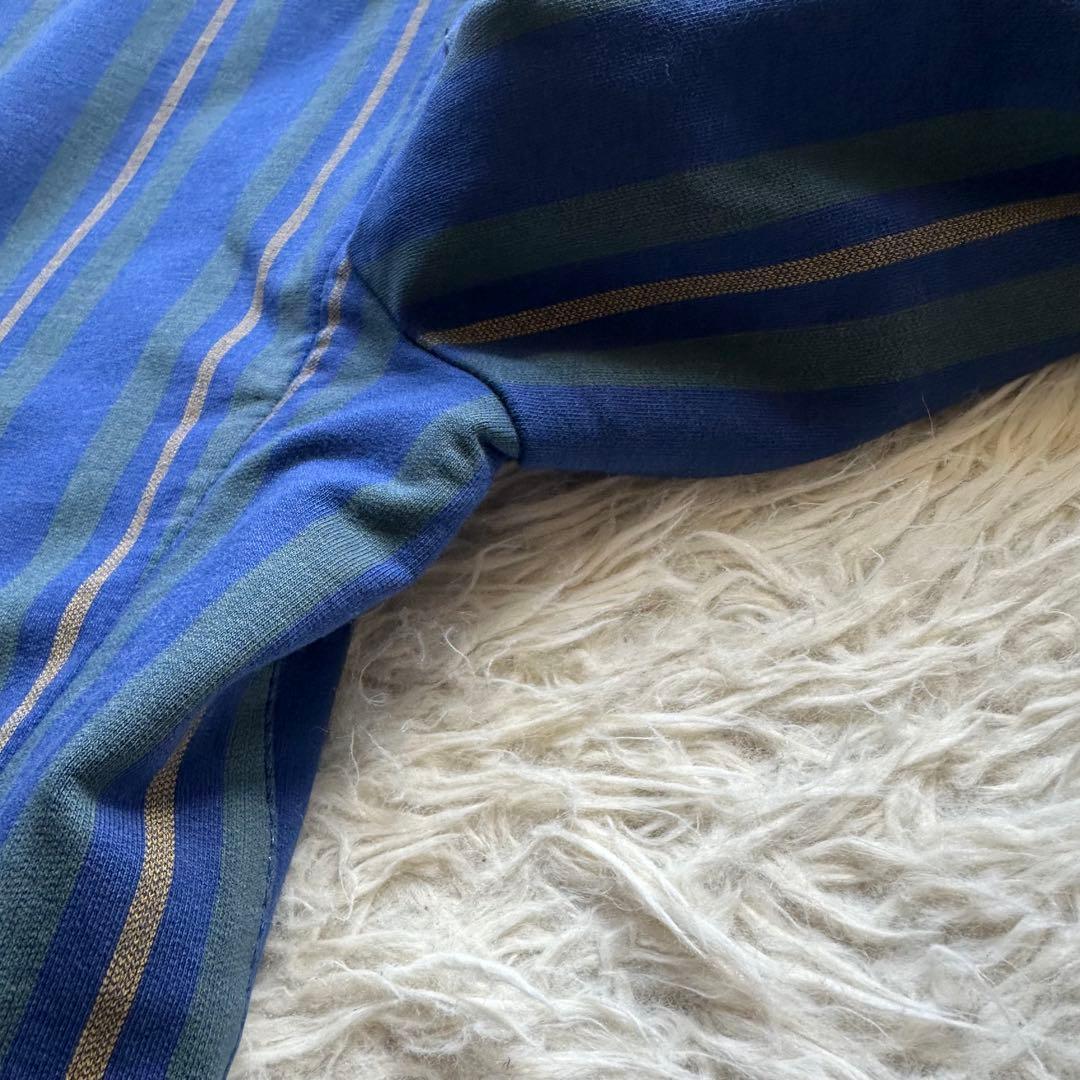 トム様用　チルコロ　CIRCOLO ジャケット　コットン　ストライプ　ブルー