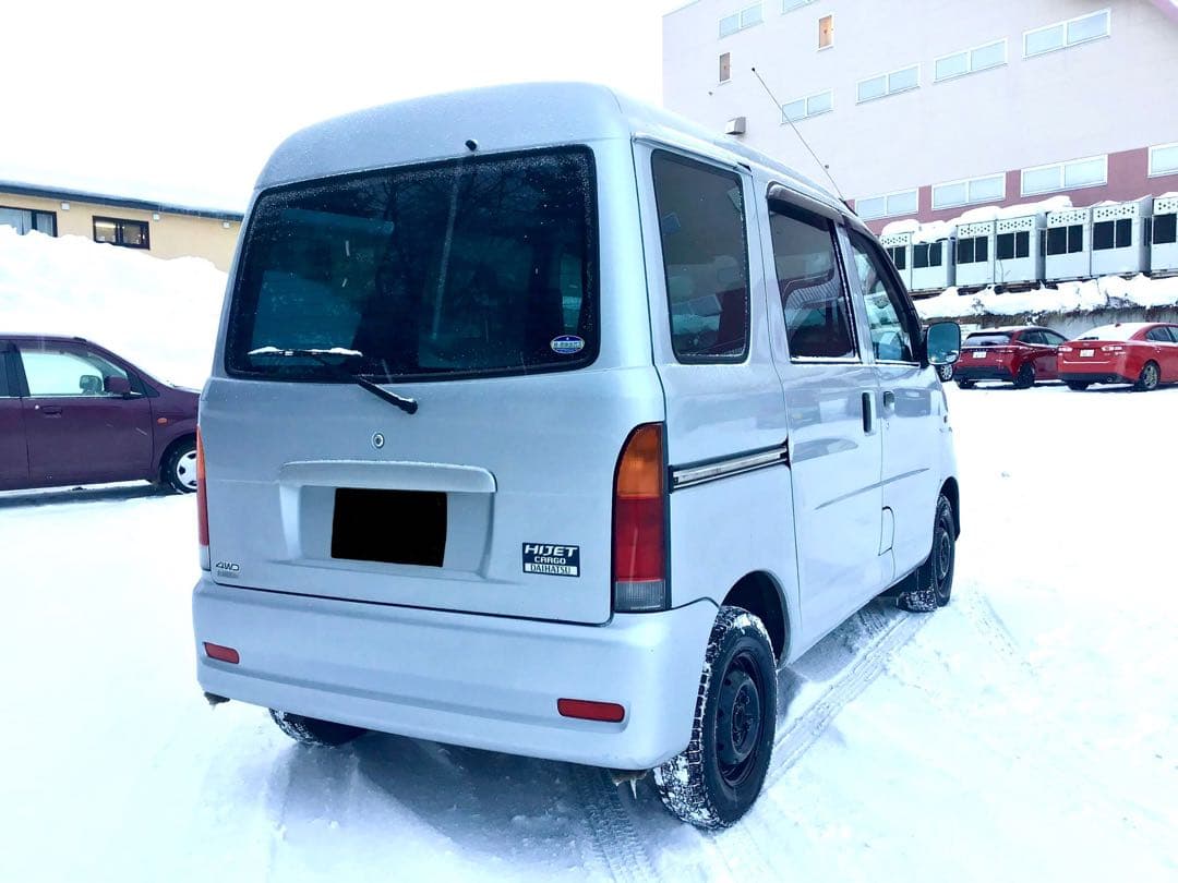 希少！禁煙・本州車！ハイゼットカーゴデラックス4WD MT車 走行7.3万km