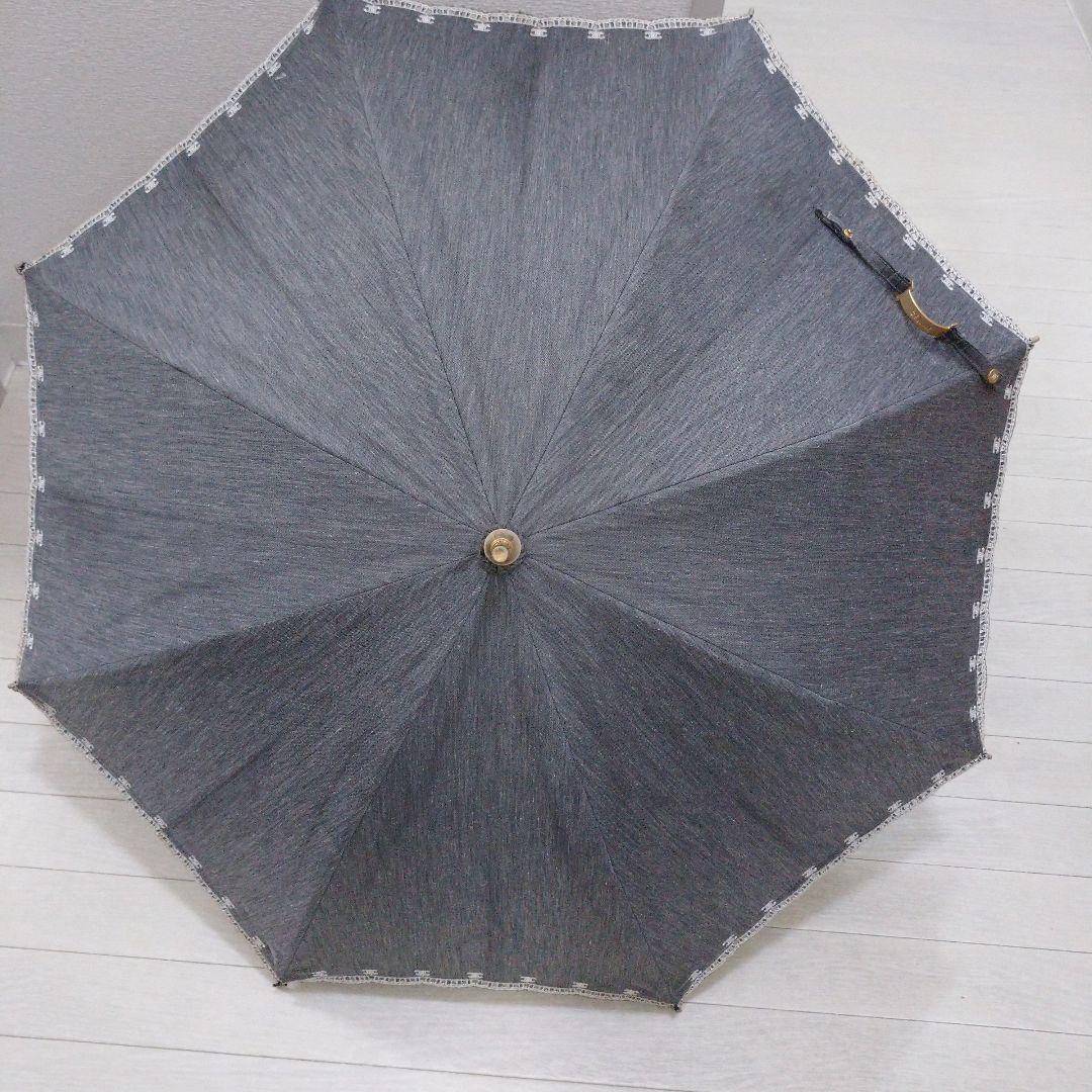 セリーヌ CELINE 日傘 晴雨兼用 傘 一級遮光 マカダム トリオンフ