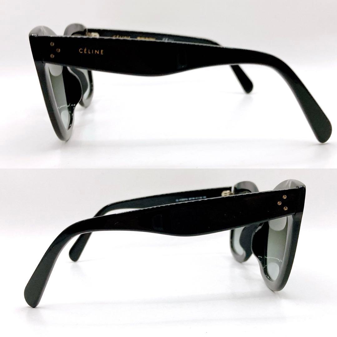 極美品✨CELINE セリーヌ　サングラス　サイドロゴ　ブラック　フィービー期
