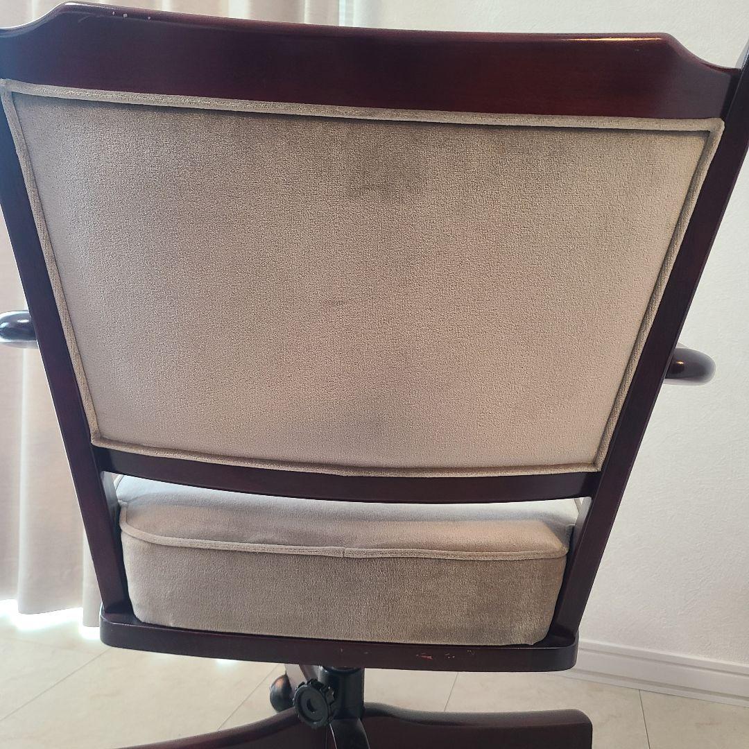 カリモク　コロニアル　デスクチェア　ヴィンテージ