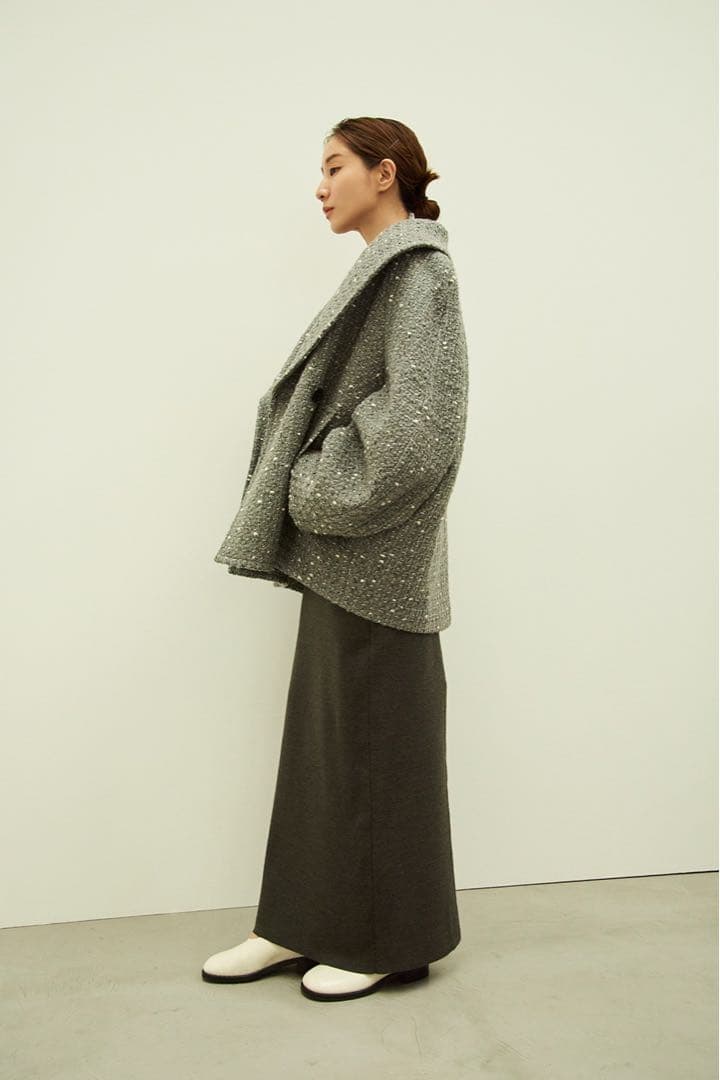 MINAMI TANAKA×CLANE OVER TWEED COAT