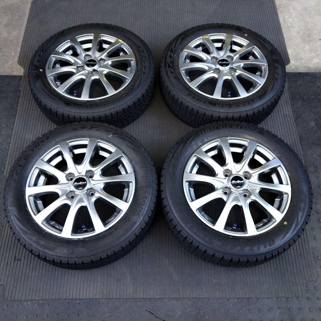 ★社外アルミホイール 155/65R14 ブリヂストンブリザックVRX2 4本