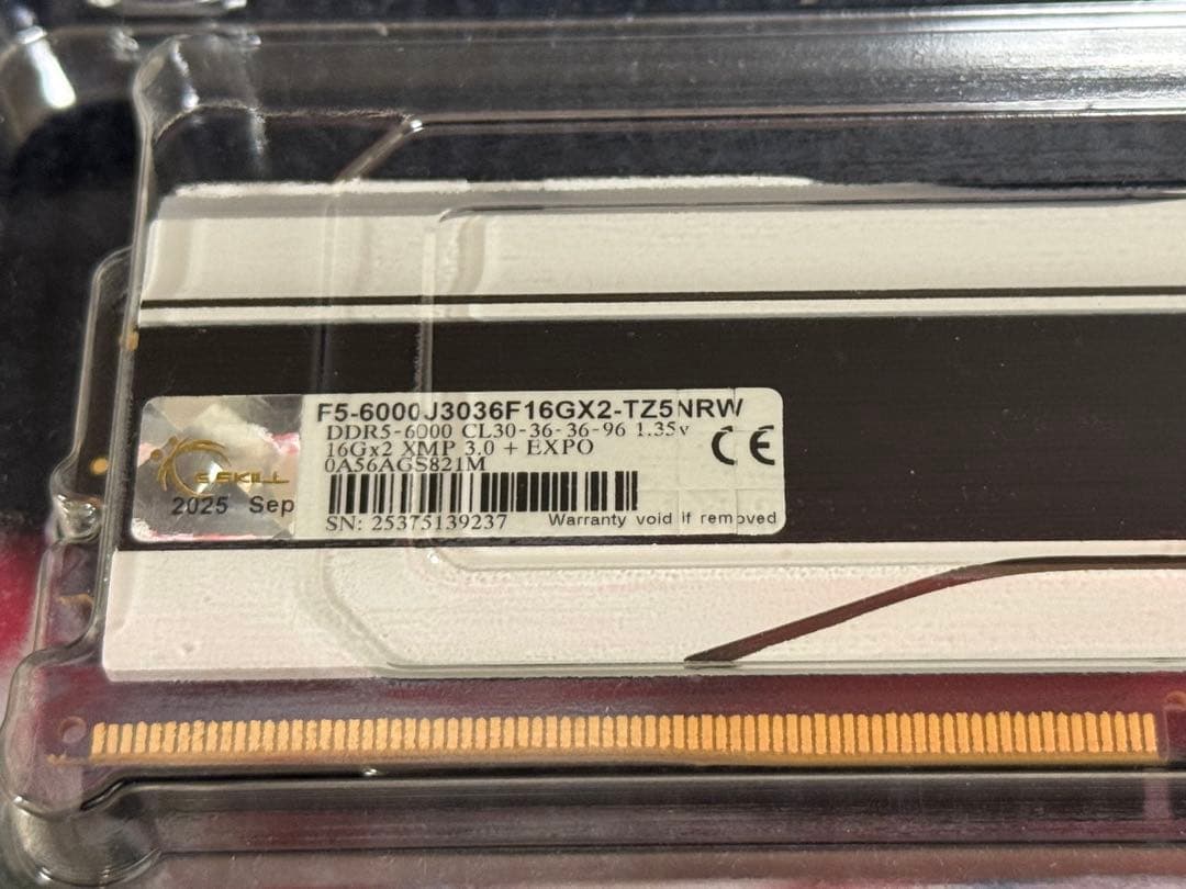 n*o様 G.SKILL TRIDENT Z5 NEO RGB DDR5 16G