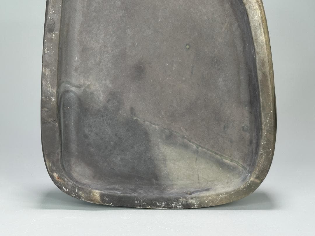 中国美術　書道具　文房具　硯　梅花鳥文端渓硯　唐物　古物　時代物　大振